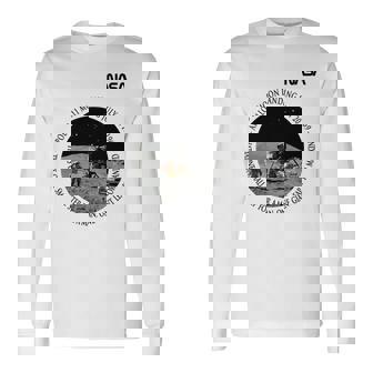 Nasa アポロ11号 月面着陸 1969年7月20日 長袖tシャツ 長袖Tシャツ - Kawaiitshirt