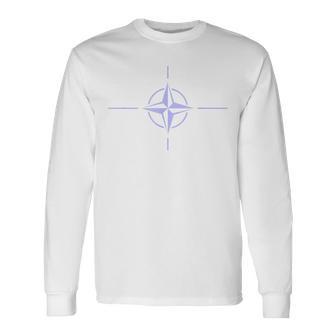 Nato旗トレンドデザイン 長袖Tシャツ - Kawaiitshirt