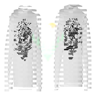 Do Not Pet The Fluffy Cows South Dakota Bison National Park Long Sleeve T-Shirt | Seseable FR