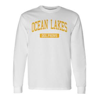 Ocean Lakes High School HS Virginia Beach VA Varsity Sports Long Sleeve T-Shirt | Mazezy
