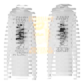 On Back 1971年2月 55歳の誕生日 55歳 テディベア 長袖Tシャツ - Kawaiitshirt