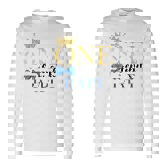 Papi Of Mr Onederful 1st Birthday One-Derful Matching Long Sleeve T-Shirt | Mazezy