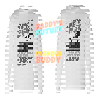 Parkour フリーランニング トレーサー キッズ Daddys フューチャー パルクール 長袖Tシャツ - Kawaiitshirt