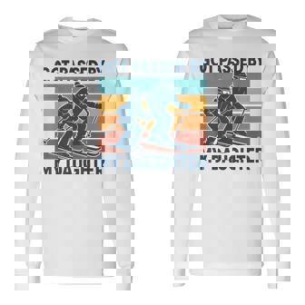 Got Passed By My Daughter Skiing Retro Winter Sports Long Sleeve T-Shirt | Seseable CA