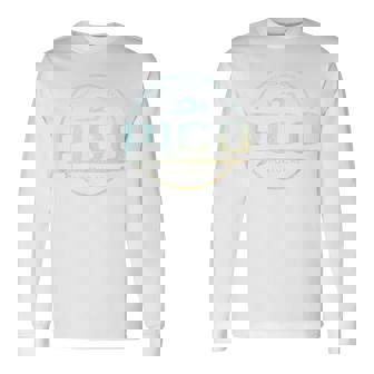 Pico Portugal レトロ ピコ ポルトガル ヴィンテージ サーフ 長袖Tシャツ - Kawaiitshirt