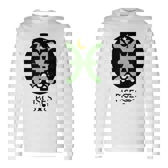 Pisces-Zodiac Sign Long Sleeve T-Shirt | Mazezy