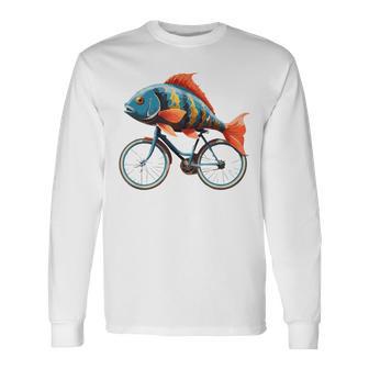 Poisson Mignon Àélo Poisson Etélo T-shirt à manches longues - Cadeauxyz