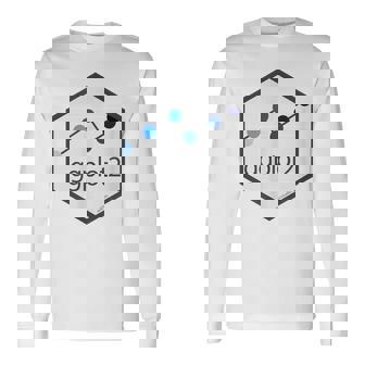 R Programming Ggplot2 六角tシャツ Rstudio Tidyverse Rstats 長袖Tシャツ - Kawaiitshirt