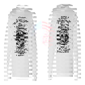 Reaper PTSD My Demons Know I Fight Mental Health Awareness Long Sleeve T-Shirt | Mazezy