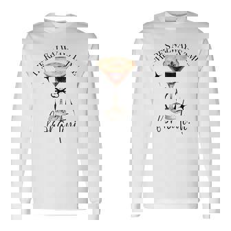 There's Always Time For A Tini Espresso Martini Time Vintage Long Sleeve T-Shirt - Thegiftio