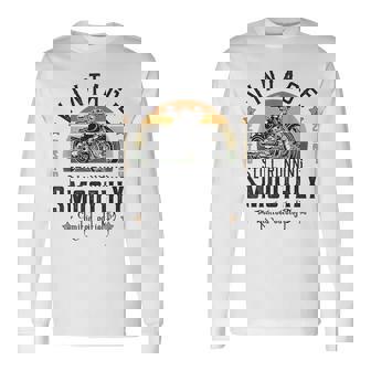 Still Running Smoothly Est 2004 21st Birthday Biker Long Sleeve T-Shirt | Mazezy