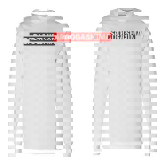 Sadogashima 佐渡島（レッドライン）【47都道府県・市区町村】ジモtティ 地元愛 グッズ お土産 面白い 長袖Tシャツ - Kawaiitshirt