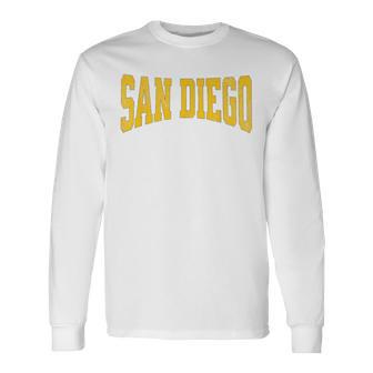 San Diego Vintage City Long Sleeve T-Shirt - Thegiftio UK