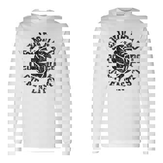 Senior Father Volleyball Senior Dad 2026 Volleyball Last Set Long Sleeve T-Shirt | Mazezy