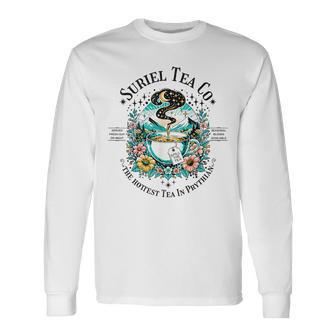 Suriel Tea Spicy Fantasy Romantasy Readers Booktok Bookish Long Sleeve T-Shirt - Thegiftio UK