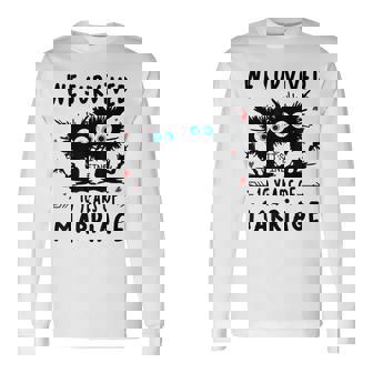 We Survived 10 Years Of Marriage Anniversary Humor Survival Long Sleeve T-Shirt | Mazezy