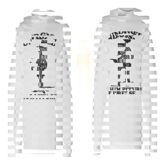 Undiagnosed But I'm Pretty Sure Cowboy Frog Long Sleeve T-Shirt - Monsterry