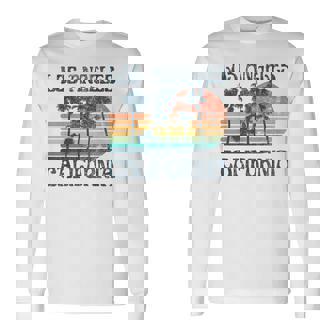 Vacances D'étéintage À Los Angeles En Californie T-shirt à manches longues - Cadeauxyz