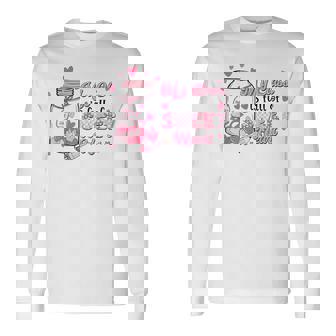 Valentine Cute Teacher My Class Is Full Of Sweethearts Long Sleeve T-Shirt | Mazezy