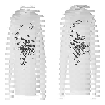 Velociraptor Skeleton Dinosaur Fossil Bones Kids Tank Top Long Sleeve T-Shirt | Mazezy