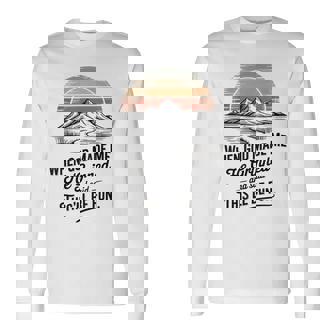 When God Made Me He Said This'll Be Fun For Dad Husband Long Sleeve T-Shirt | Seseable FR