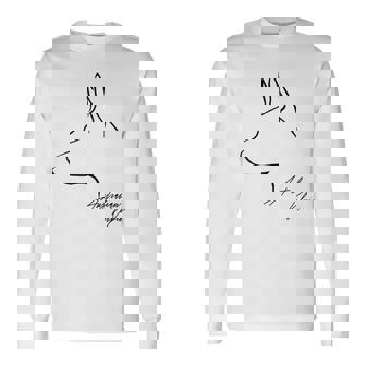 Wilsigns オーストラリアンケルピー インプロファイルドッグギフト 長袖Tシャツ - Kawaiitshirt