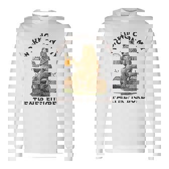 Working On My Father Figure Beer Bear Dad Tank Top Long Sleeve T-Shirt | Mazezy