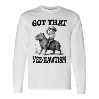 Got That Yee Haw'tism Frog Autism Awareness Long Sleeve T-Shirt - Monsterry
