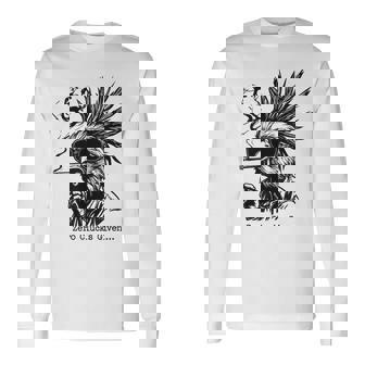 Zero Clucks Given Chicken Cool Rooster Sunglasses Long Sleeve T-Shirt | Mazezy