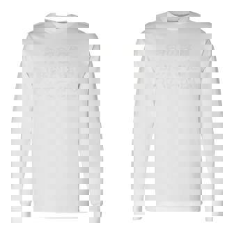 「今月の目標 知らない猫について行かない」面白い 筆文字 ユーモア満点 背面に文字入りデザイン おもしろプリント 長袖Tシャツ - Kawaiitshirt