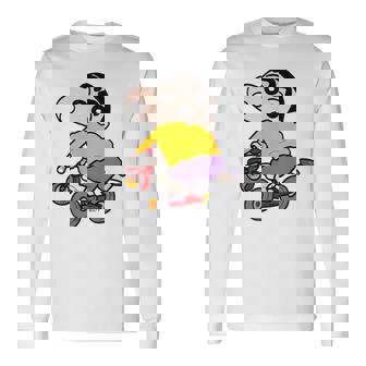 【まんが】クレヨンしんちゃん 三輪車しんちゃん 長袖Tシャツ - Kawaiitshirt