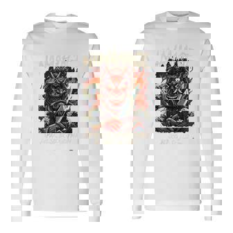 なまはげ 日本のブギーマン 、民話 妖怪 鬼 デーモン 波のアート 長袖Tシャツ - Kawaiitshirt