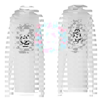 びーえするるる【Bsテレ東公式】カモフラージュ柄tシャツ（ホワイト） 長袖Tシャツ - Kawaiitshirt