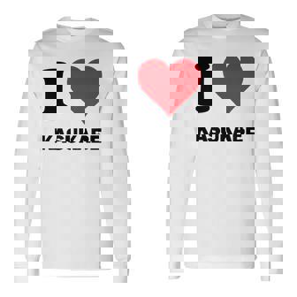 アイハート 春日部ジャパンラブ 日本土産 長袖Tシャツ - Kawaiitshirt