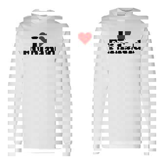 アイラブハートフィンランド 長袖Tシャツ - Kawaiitshirt