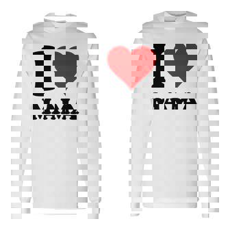 アイ・ラヴ・ママ 長袖tシャツ 長袖Tシャツ - Kawaiitshirt