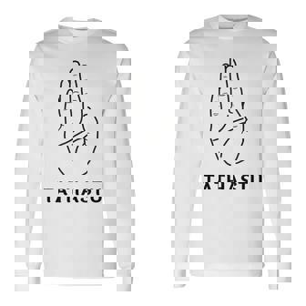 インドのサンスクリット語タタストゥデザイン 長袖Tシャツ - Kawaiitshirt