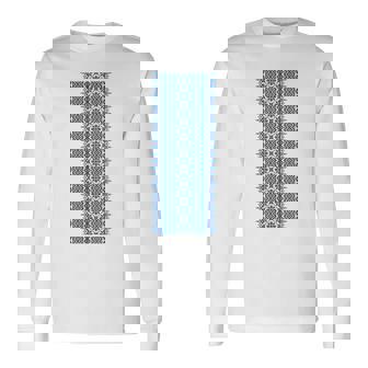 ウクライナ刺繍yshyvanka プリント 民族風オーナメント 長袖Tシャツ - Kawaiitshirt