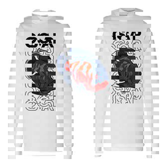 オスカーフィッシュ 80年代スタイル モンスターフィッシュキーパー 熱帯魚 長袖Tシャツ - Kawaiitshirt