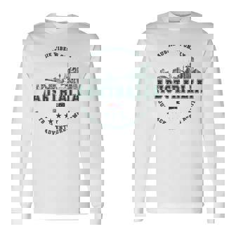 オーストラリアヴィンテージお土産オーストラリアのランドマーク 長袖Tシャツ - Kawaiitshirt