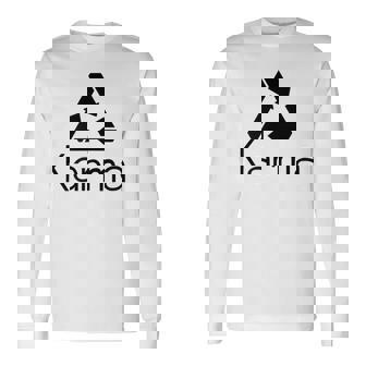 カルマ 長袖Tシャツ - Kawaiitshirt