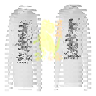 キッズ ギガントサウルス、最大の恐竜-カラフルで楽しいデザイン 長袖Tシャツ - Kawaiitshirt