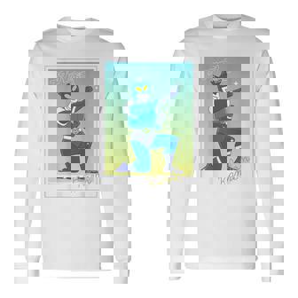 クレヨンしんちゃん アクション仮面ブロマイド風 長袖Tシャツ - Kawaiitshirt