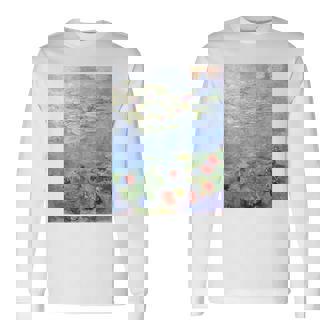 クロード・モネ 睡蓮 長袖Tシャツ - Kawaiitshirt