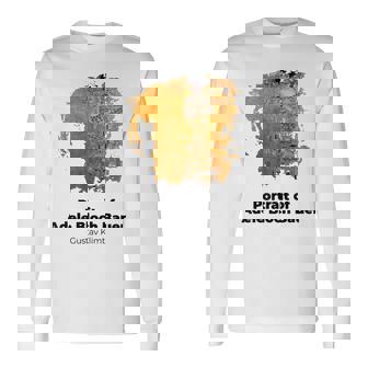 グスタフ・クリムト作 アデル・ブロッホバウアー・グランジの肖像 長袖Tシャツ - Kawaiitshirt