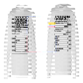 コロンビア 栄養成分 食品 カミセタ コミダ コロンビア 長袖Tシャツ - Kawaiitshirt