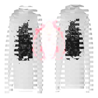 ゴリラ・ボディビル・ワークアウト バックプリント・ジム 長袖Tシャツ - Kawaiitshirt