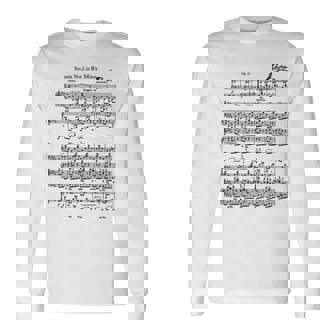 ショパン ピアノ ピアニスト 楽譜 B-Flat-Minor Musicians 長袖Tシャツ - Kawaiitshirt