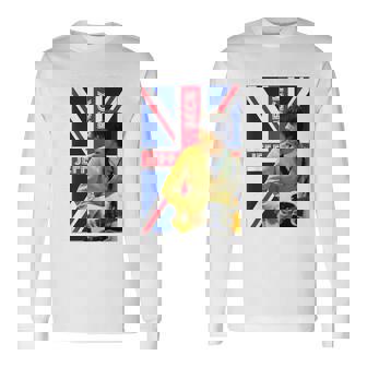 ジェフベック_002_Back Printed 長袖Tシャツ - Kawaiitshirt