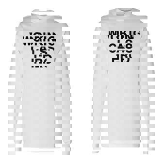 ジョン・ロック平和活動家が着用したワーキングクラスヒーロー。 長袖Tシャツ - Kawaiitshirt